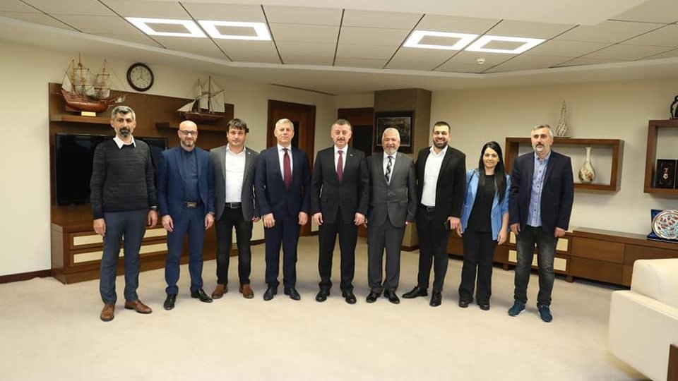 Başkan Tahir Büyükakın'ı Ziyaret Ettik